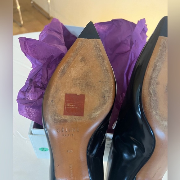 Celine Black and White Heels - Picture 5 of 13